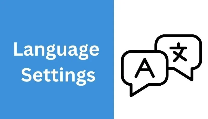 language setting